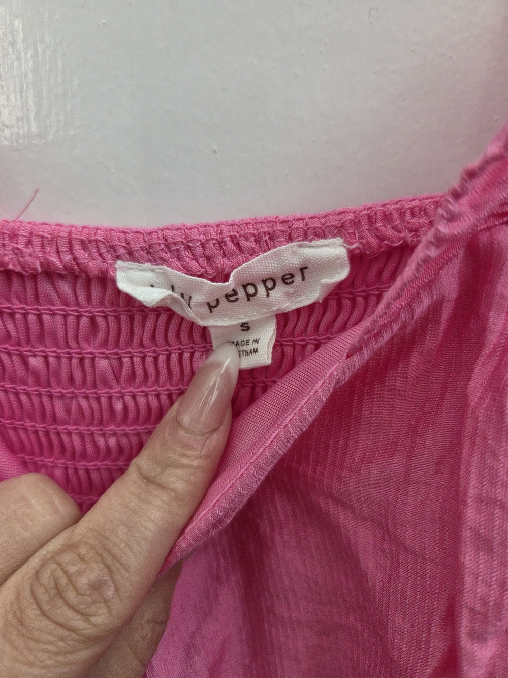 Pink Ruffle Strap Sundress - Picture 3 of 7